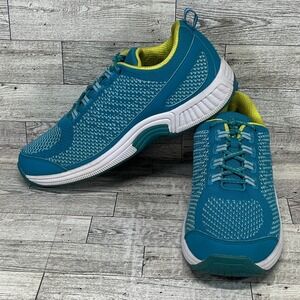 Biofit Orthofeet 986 Blue Teal Yellow Orthopedic Walking Shoes Women Size‎ 9.5B